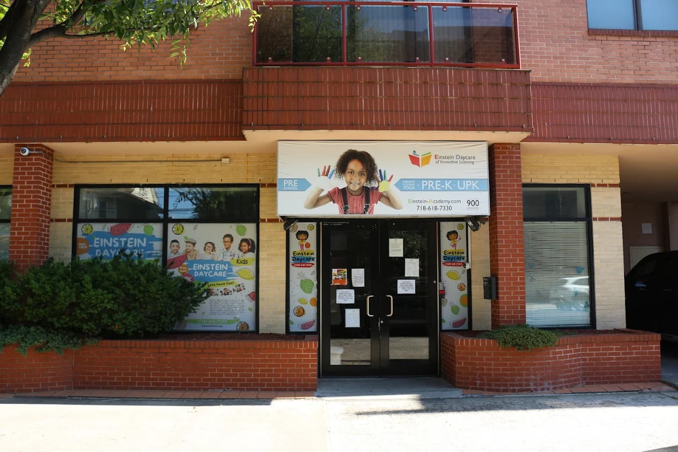 Einstein Daycare building exterior at 900 Lenox Road in Brooklyn